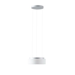 OSMONT ERI67381 ERIS LE2 závěsné skleněné svítidlo stříbrná / bílá IP40 3000 K 18W LED