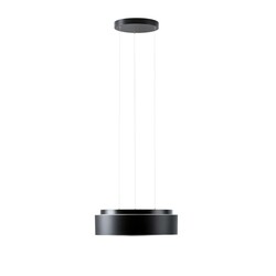 OSMONT ERI67402 ERIS LEC3 závěsné skleněné svítidlo černá / bílo - černá IP40 3000 K 34W LED