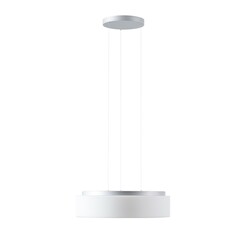 OSMONT ERI67406 ERIS LE4 závěsné skleněné svítidlo stříbrná / bílá IP40 3000 K 48W LED