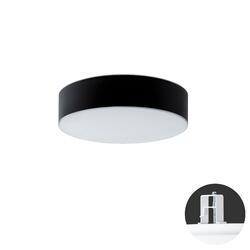 OSMONT ERI67644 ERIS CV3 stropní/nástěnné skleněné polovestavné svítidlo bílá / bílo - černá IP44 4000 K 24W LED