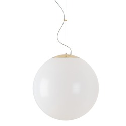 OSMONT ISI63030 ISIS L4 HP závěsné plastové svítidlo mosaz leštěná / bílá IP40 3000 K 58W LED DALI