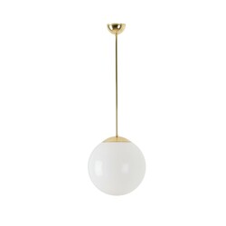 OSMONT ISI63370 ISIS P2 PM závěsné plastové svítidlo mosaz leštěná / bílá IP40 3000 K 20W LED