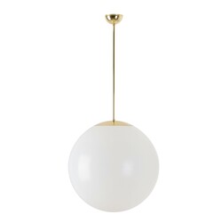OSMONT ISI64031 ISIS P4 PM závěsné plastové svítidlo mosaz leštěná / bílá IP40 3000 K 41W LED