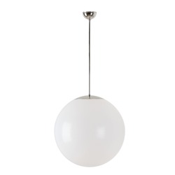 OSMONT ISI64053 ISIS P4 PM závěsné plastové svítidlo nerez leštěná / bílá IP40 3000 K 41W LED DALI