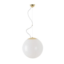 OSMONT ISI64209 ISIS L3 PM závěsné plastové svítidlo mosaz leštěná / bílá IP40 3000 K 27W LED DALI