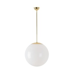 OSMONT ISI66061 ISIS P3 závěsné plastové svítidlo mosaz leštěná / bílá IP40 3000 K 27W LED DALI