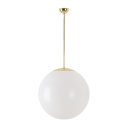 OSMONT ISI66122 ISIS P4 závěsné plastové svítidlo mosaz leštěná / bílá IP40 3000 K 41W LED DALI