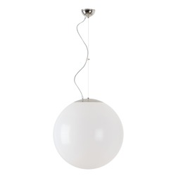 OSMONT ISI66219 ISIS L4 závěsné plastové svítidlo nerez leštěná / bílá IP40 3000 K 41W LED DALI