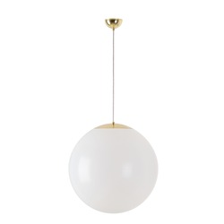 OSMONT ISI66254 ISIS S4 závěsné plastové svítidlo mosaz leštěná / bílá IP40 3000 K 41W LED DALI