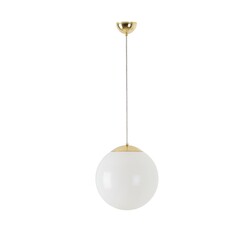 OSMONT ISI66732 ISIS S2 závěsné plastové svítidlo mosaz leštěná / bílá IP40 4000 K 20W LED