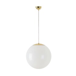 OSMONT ISI66742 ISIS S3 závěsné plastové svítidlo mosaz leštěná / bílá IP40 4000 K 27W LED DALI