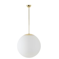 OSMONT ISI70032 ISIS P4 PM-M závěsné plastové svítidlo mosaz leštěná / bílá IP40 3000 K 41W LED