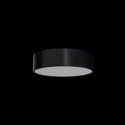 OSMONT KRU60746 KRUGER 1 FOP stropní/nástěnné plastové svítidlo černá IP40 4000 K 18W LED nouzové kombinované 3 h