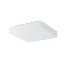 OSMONT LIB59116 LIBRA 1 stropní/nástěnné skleněné svítidlo bílá IP44 3000 K 23W LED nouzové kombinované 3 h