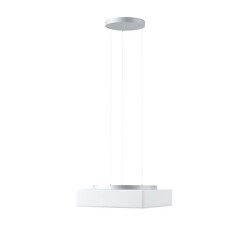 OSMONT LIN67957 LINA LE7 závěsné skleněné svítidlo stříbrná / bílá IP40 4000 K 24W LED