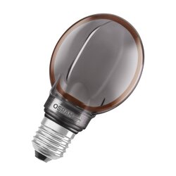 LEDVANCE LED žárovka Vintage 1906 Globe 80 Filament 4 W E27 1800 K stmívatelná kouřová