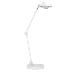 LEDVANCE stolní lampa Sun@Home Panan Desk Disc 20 W stmívatelná 2200-5000 K bílá indukční nabíjení