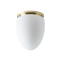 OSMONT MIR59975 MIRA stropní skleněné svítidlo mosaz leštěná / bílá IP41 4000 K 27W LED DALI