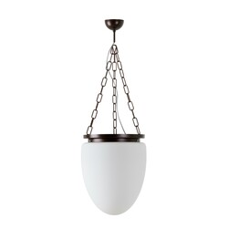 OSMONT MIR67978 MIRA R závěsné skleněné svítidlo starobronz / bílá IP40 4000 K 27W LED