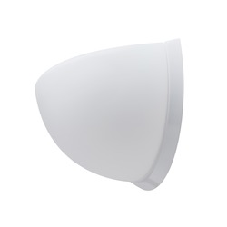 OSMONT NEL59460 NELA DL3 nástěnné skleněné svítidlo bílá IP43 3000 K 15W LED HF