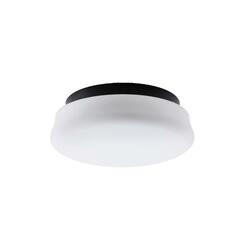 OSMONT RAN61941 RANA stropní/nástěnné skleněné svítidlo černá / bílá IP44 4000 K 10W LED