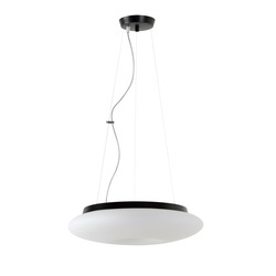 OSMONT SAT60955 SATURN L2 závěsné skleněné svítidlo černá / bílá IP20 4000 K 31W LED DALI