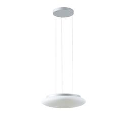 OSMONT SAT67429 SATURN LE2 závěsné skleněné svítidlo stříbrná / bílá IP20 3000 K 31W LED