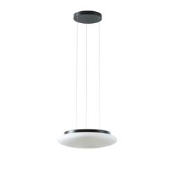 OSMONT SAT67431 SATURN LE2 závěsné skleněné svítidlo černá / bílá IP20 3000 K 31W LED
