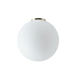 OSMONT STY45008 STYX 4 stropní skleněné svítidlo mosaz leštěná / bílá IP65 40W E27