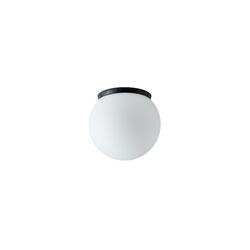OSMONT STY61721 STYX 1 stropní/nástěnné skleněné svítidlo černá / bílá IP65 4000 K 8W LED