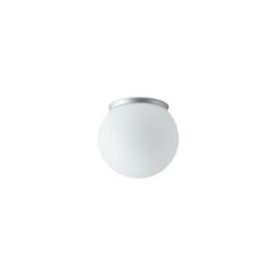 OSMONT STY61722 STYX 1 stropní/nástěnné skleněné svítidlo stříbrná / bílá IP65 4000 K 8W LED