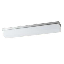 OSMONT SYL51927 SYLVIA 2 stropní/nástěnné skleněné svítidlo nerez broušená / bílá IP44 4000 K 18W LED
