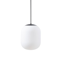 OSMONT TAN62256 TANIA P1 HP závěsné skleněné svítidlo černá / bílá IP40 3000 K 52W LED DALI