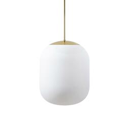 OSMONT TAN62314 TANIA P2 HP závěsné skleněné svítidlo mosaz leštěná / bílá IP40 3000 K 59W LED