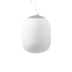 OSMONT TAN62340 TANIA L1 HP závěsné skleněné svítidlo bílá IP40 3000 K 52W LED