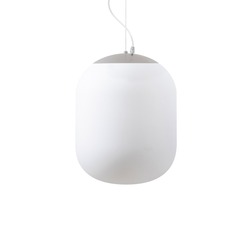 OSMONT TAN62342 TANIA L1 HP závěsné skleněné svítidlo bílá IP40 3000 K 52W LED DALI