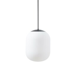 OSMONT TAN62752 TANIA P1 HP závěsné skleněné svítidlo černá / bílá IP40 4000 K 52W LED