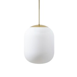 OSMONT TAN62814 TANIA P2 HP závěsné skleněné svítidlo mosaz leštěná / bílá IP40 4000 K 59W LED