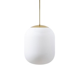 OSMONT TAN62816 TANIA P2 HP závěsné skleněné svítidlo mosaz leštěná / bílá IP40 4000 K 58W LED DALI