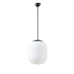 OSMONT TAN66404 TANIA P1 závěsné skleněné svítidlo černá / bílá IP40 3000 K 27W LED