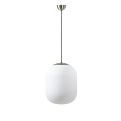 OSMONT TAN66434 TANIA P1 závěsné skleněné svítidlo nerez broušená / bílá IP40 3000 K 27W LED