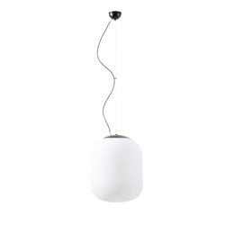 OSMONT TAN67306 TANIA L1 závěsné skleněné svítidlo černá / bílá IP40 3000 K 27W LED DALI