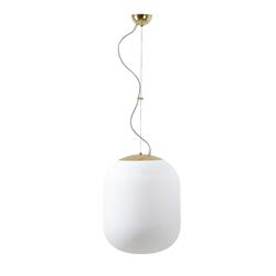 OSMONT TAN67332 TANIA L2 závěsné skleněné svítidlo mosaz leštěná / bílá IP40 3000 K 41W LED