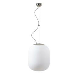 OSMONT TAN67338 TANIA L2 závěsné skleněné svítidlo nerez leštěná / bílá IP40 3000 K 41W LED