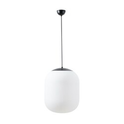 OSMONT TAN67352 TANIA S1 závěsné skleněné svítidlo černá / bílá IP40 3000 K 27W LED