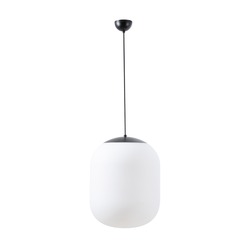 OSMONT TAN67353 TANIA S1 závěsné skleněné svítidlo černá / bílá IP40 3000 K 27W LED DALI