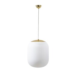 OSMONT TAN67354 TANIA S1 závěsné skleněné svítidlo mosaz leštěná / bílá IP40 3000 K 27W LED