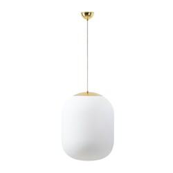 OSMONT TAN67866 TANIA S2 závěsné skleněné svítidlo mosaz leštěná / bílá IP40 4000 K 41W LED
