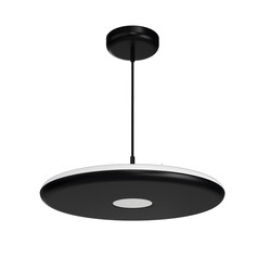 OSMONT ZET60086 ZETA ST2 PF závěsné plastové svítidlo černá IP40 3000 K 38W LED