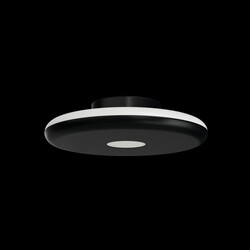 OSMONT ZET60526 ZETA 1 PF stropní/nástěnné plastové svítidlo černá IP40 4000 K 31W LED